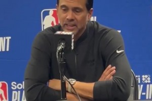 斯波谈三球导致热巴受伤：这是愚蠢且危险的动作，他应该被驱逐